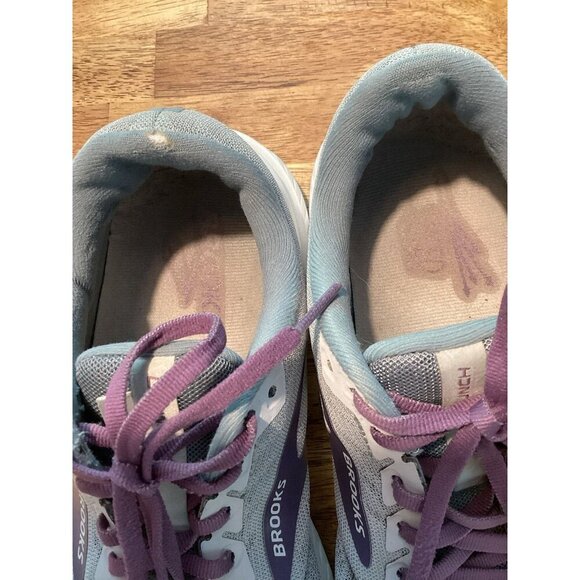 BROOKS Launch 7 Grey Purple Womens 10 Running Athletic Shoe - Picture 7 of 8